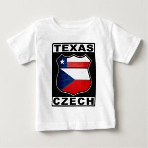 Camiseta De Bebé Texas Czech American