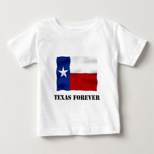 Camiseta De Bebé TEXAS FOREVER - Texto de la bandera - Multiproduct (Anverso)