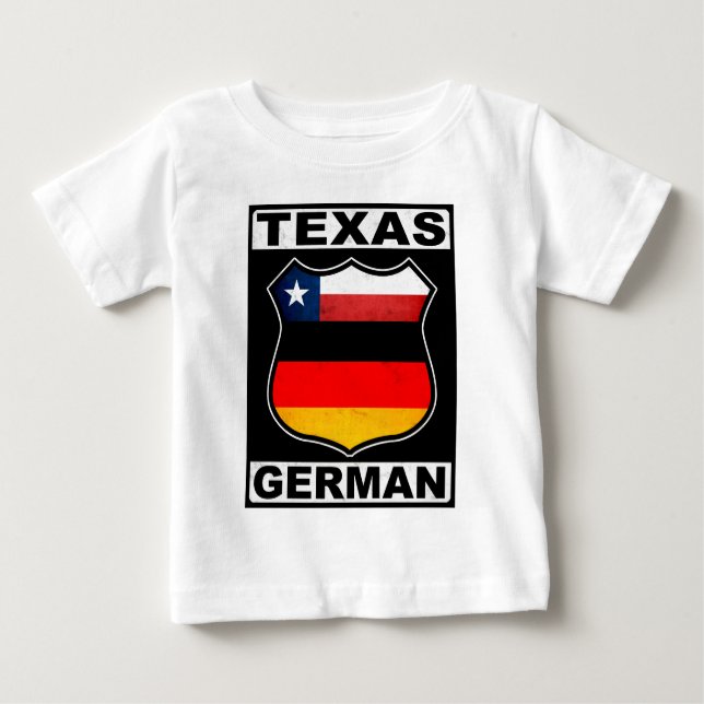 Camiseta De Bebé Texas German American (Anverso)