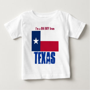 Camiseta De Bebé TEXAS Soy un chico grande de Texas
