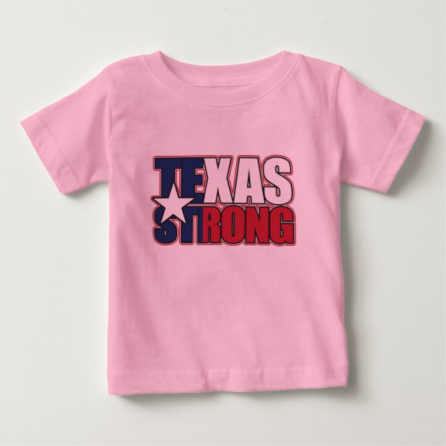 Camiseta De Bebé Texas-Strong (Anverso)