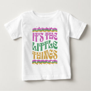 Camiseta De Bebé Texto de moda Afirmación Inspiradora Boho