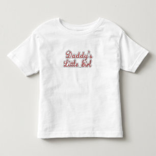 Camiseta De Bebé Texto de niña pequeña de papá