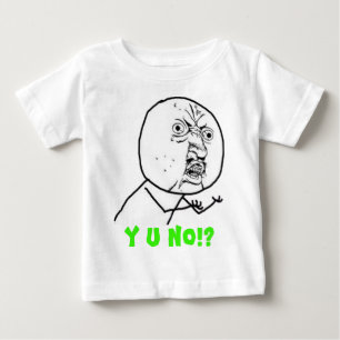 Camiseta De Bebé texto grande del y-u-ninguno-individuo
