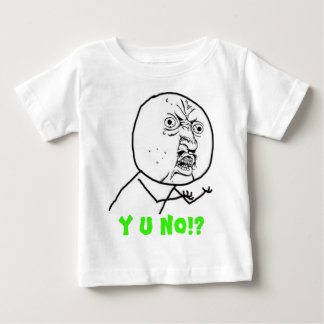 Camiseta De Bebé texto grande del y-u-ninguno-individuo