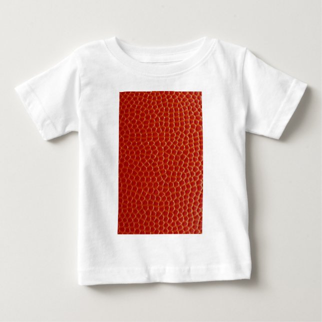 Camiseta De Bebé Textura de cierre del baloncesto (Anverso)