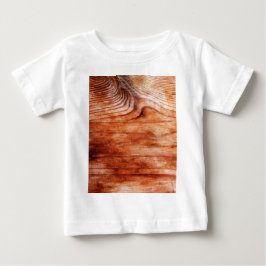 Camiseta De Bebé Textura de Veta de Madera