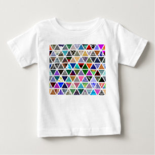 Camiseta De Bebé Texturas triangulares