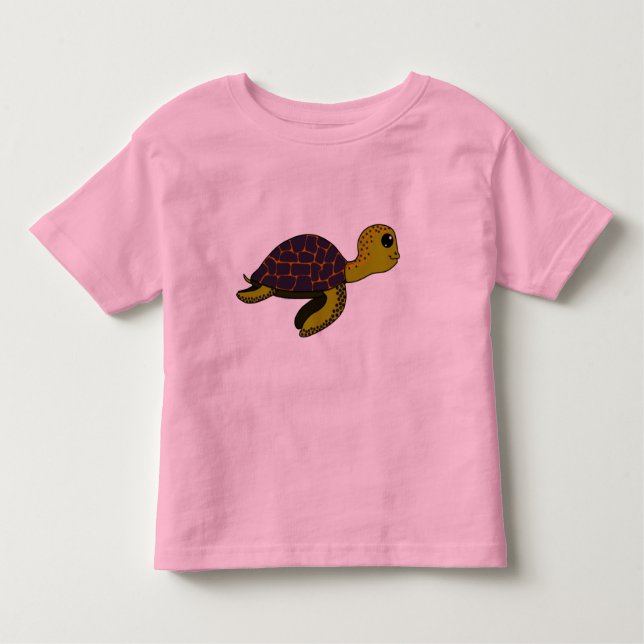 Camiseta De Bebé Thalasse la tortuga (Anverso)