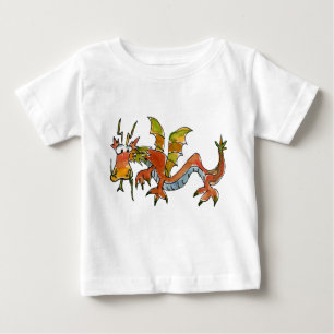 Camiseta De Bebé Thar Be Dragons