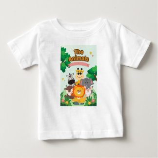 Camiseta De Bebé The animal kids design romantic 