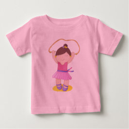 Camiseta De Bebé The Ballerina Jumping Rope