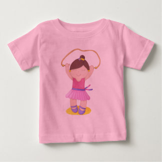 Camiseta De Bebé The Ballerina Jumping Rope