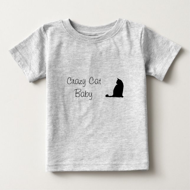 Camiseta De Bebé The Crazy Cat Baby jumpsuit! (Anverso)