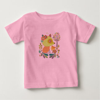 Camiseta De Bebé The Fox and the Flowers T-Shirt