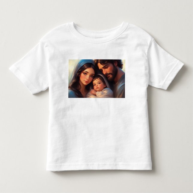 Camiseta De Bebé The Holy Family Toddler Tee Shirt (Anverso)