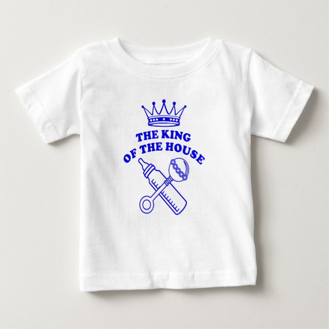 Camiseta De Bebé The King of the House (Anverso)