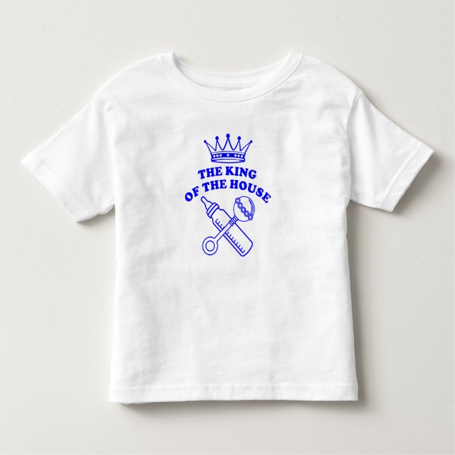 Camiseta De Bebé The King of the House (Anverso)
