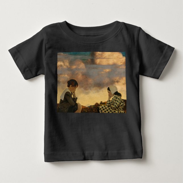 Camiseta De Bebé The Little Peach, 1904 de Maxfield Parrish (Anverso)