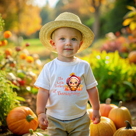 Camiseta De Bebé The Little Thanksgiving Turkey