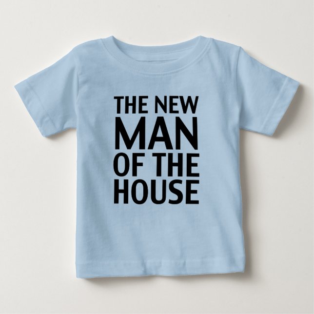 Camiseta De Bebé The New Man Of The House Bodysuit (Anverso)