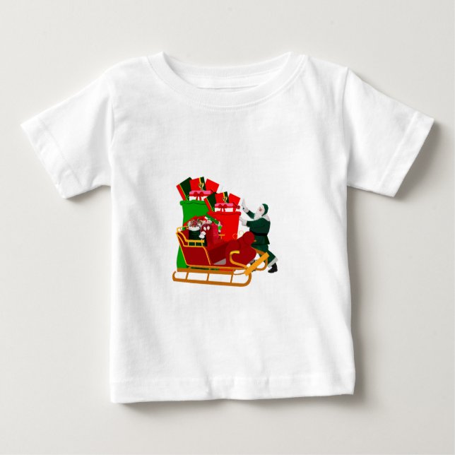 Camiseta De Bebé The North Pole Baby T-Shirt (Anverso)