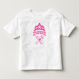 Camiseta De Bebé The princess of the house