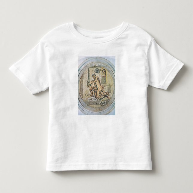 Camiseta De Bebé Theseus que lucha con el Minotaur (Anverso)