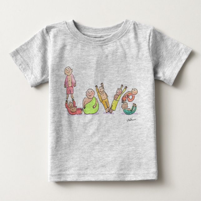Camiseta De Bebé This Spells Love (Anverso)