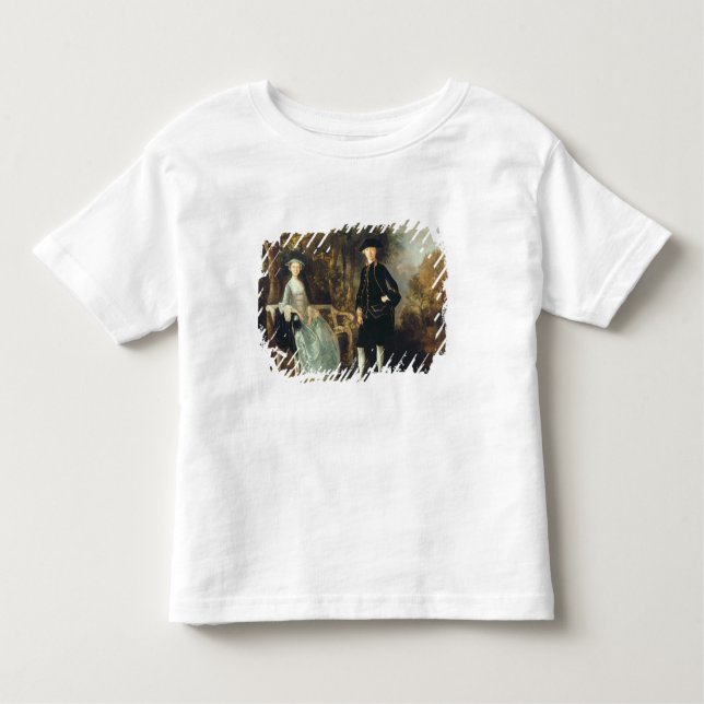 Camiseta De Bebé Thomas Gainsborough | Lady Lloyd y su hijo Rich (Anverso)