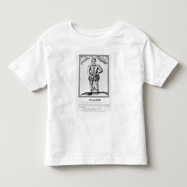 Camiseta De Bebé Thomas Nashe, de un folleto, pub. en 1597 (Anverso)