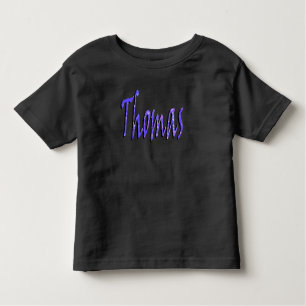 Camiseta De Bebé Thomas, nombre, logotipo,