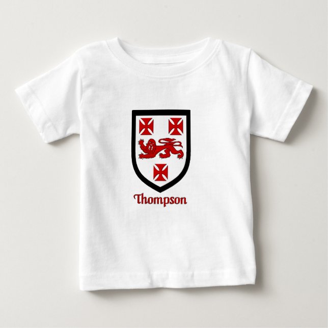 Camiseta De Bebé Thompson Family Shield (Anverso)
