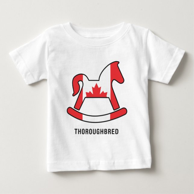Camiseta De Bebé Thoroughbred Infantil Manga Larga (Anverso)