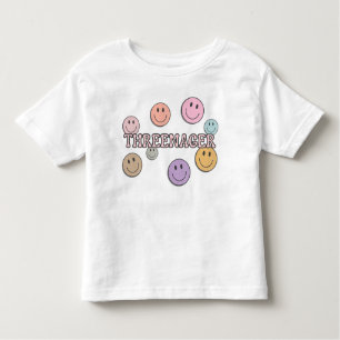 Camiseta De Bebé Threenager 3rd Birthday