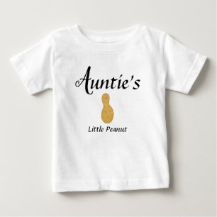 Camiseta De Bebé Tía Bebé pequeño vestido de maní sobrino sobri