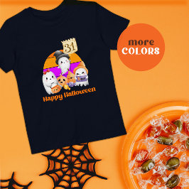 Camiseta De Bebé Tía calabaza fantasma Boo Feliz Halloween