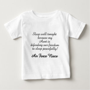 Camiseta De Bebé Tía del pozo del sueño de la sobrina de la fuerz