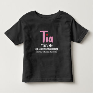 Camiseta De Bebé Tia Mamá sólo genial tía amor familiar