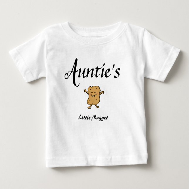 Camiseta De Bebé Tía Ropa De Bebé Nugget Niece Sobrino (Anverso)
