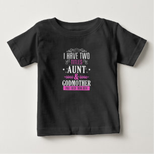 Camiseta De Bebé Tía Y Madrina
