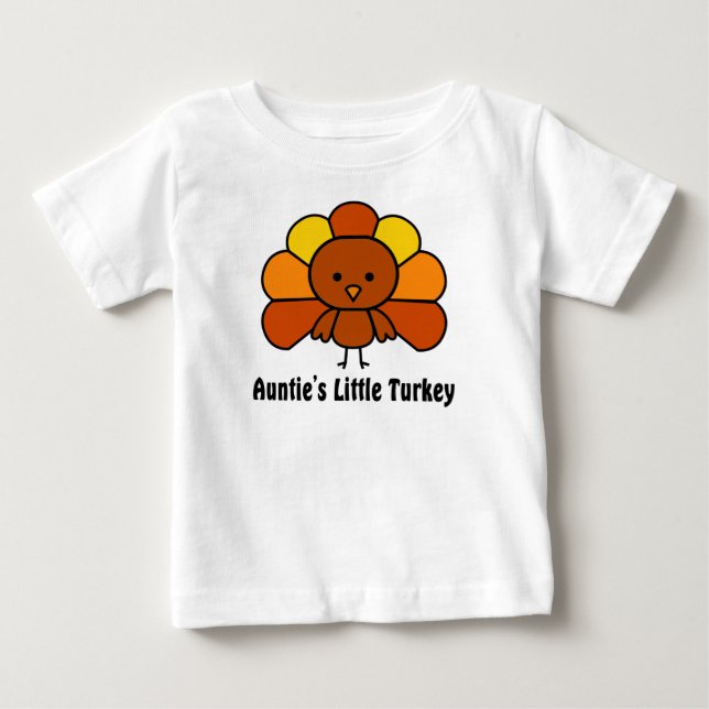 Camiseta De Bebé Tías poca Turquía (Anverso)