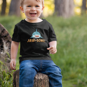 Camiseta De Bebé Tiburón "algo parecido"