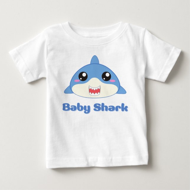Camiseta De Bebé Tiburón bebé  (Anverso)