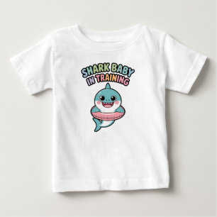 Camiseta De Bebé Tiburón Bebé en Entrenamiento