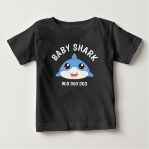 Camiseta De Bebé Tiburón Bebé Lindo
