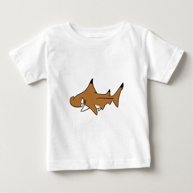 Camiseta De Bebé Tiburón de Hammerhead (Anverso)