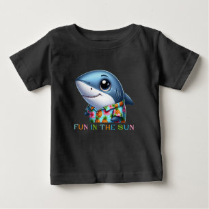 Camiseta De Bebé Tiburón de vacaciones