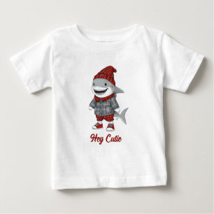 Camiseta De Bebé tiburón lindo disfrazado