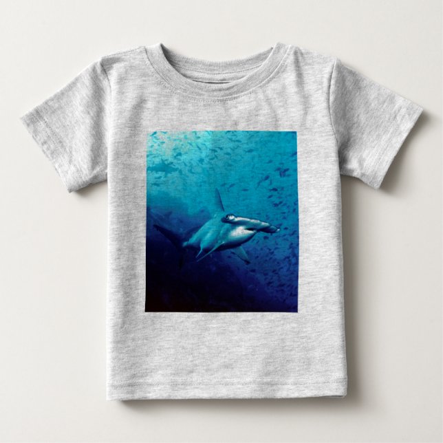 Camiseta De Bebé Tiburón martillo (Anverso)